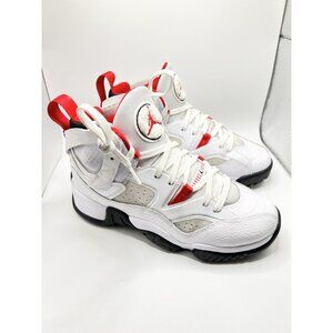 Jordan Jumpman Two Trey Basketball Sneakers Size 6.5Y White Black Red